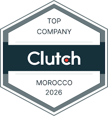Clutch Top Agency Morocco 2026 badge, one of six awards received by Tasyier.